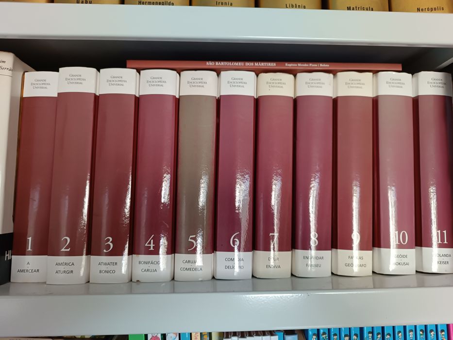 Grande Enciclopédia Universal com 20 volumes