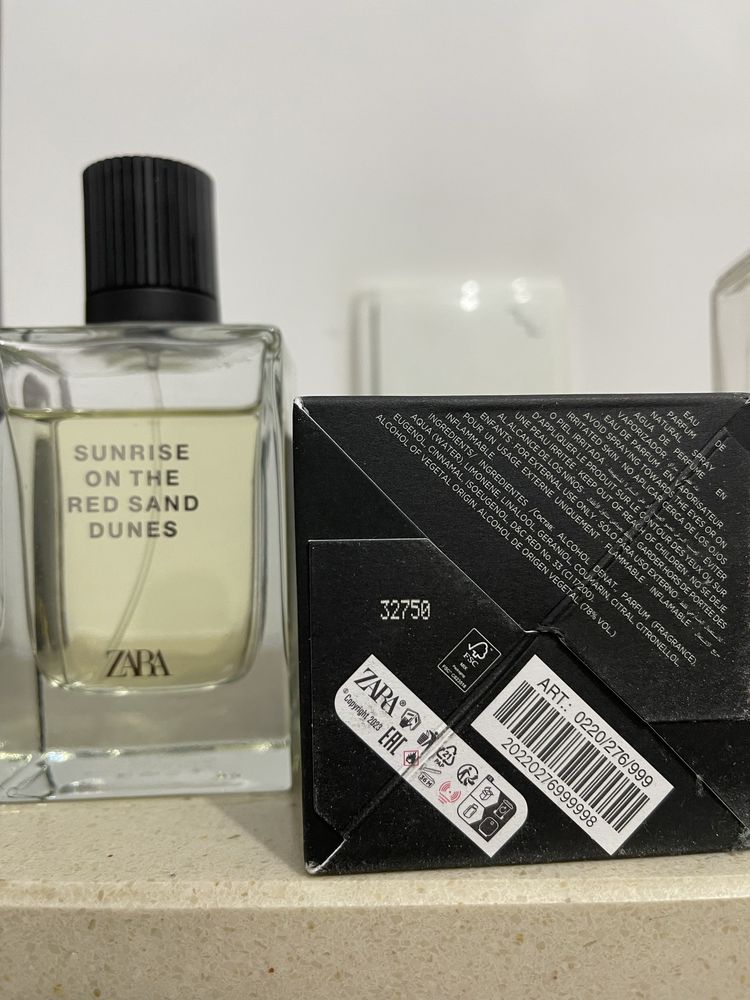 Hermès Terre d'Hermes Eau Givree, Zara Sunrise On The Red Sand Dunes