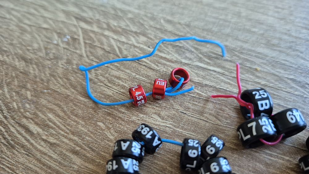 Obrączki dla papug 2025rok  23sztuki