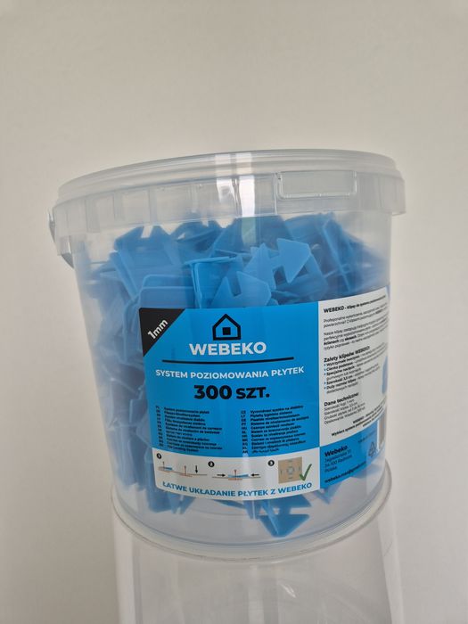 System poziomowania płytek 1.5mm 300szt