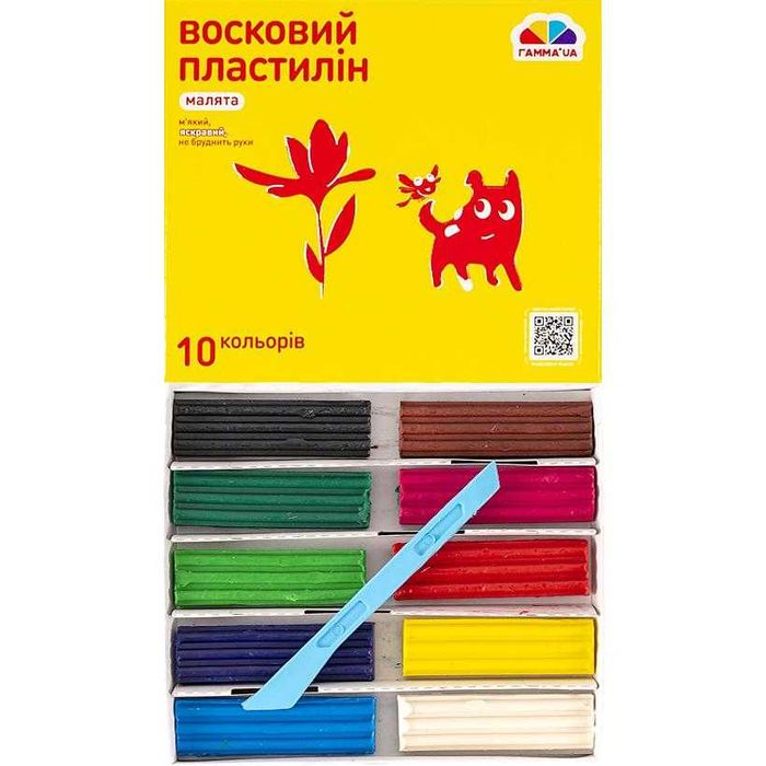 Пластилин "Захоплення" 6, 8 , 10 цветов, "Гамма" - РАЗНЫЕ