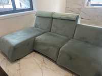 Sofa veludo 3lugares