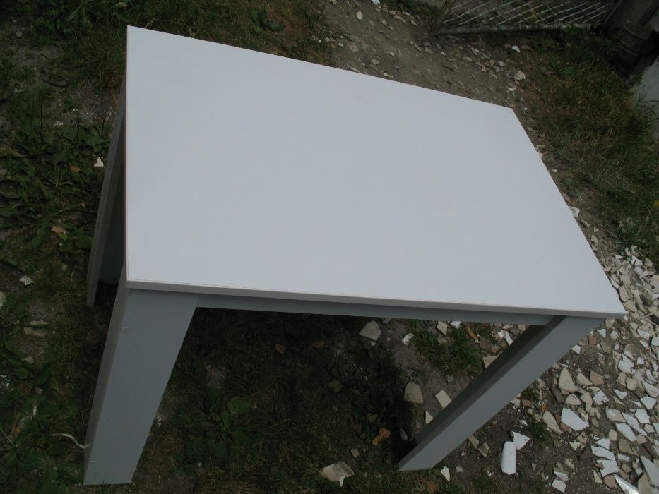 Stół biały biurko 100 x 60 x 75