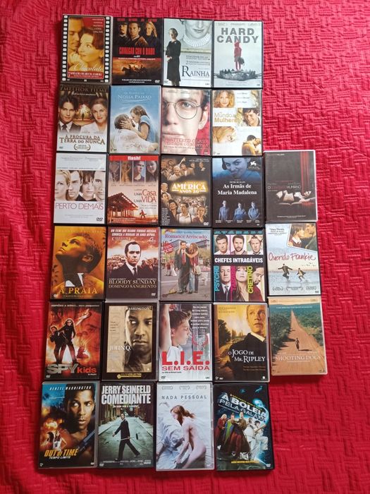 Vários filmes originais em DVD (portes grátis)