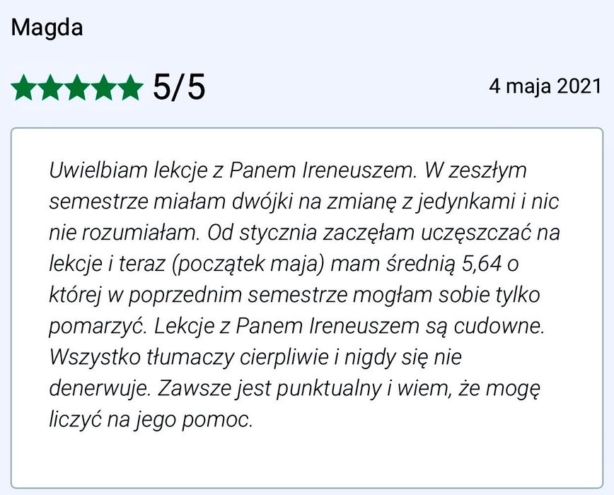 Korepetycje Chemia ( Łódź - Bydgoszcz - Katowice )