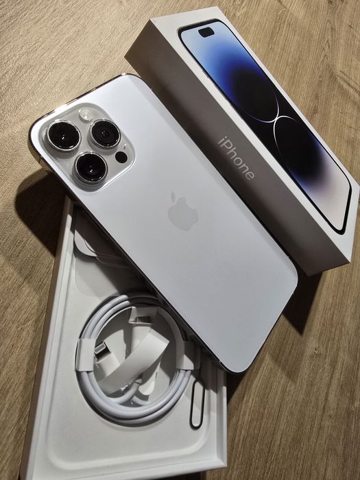 Iphone 14 Pro max Biały +etui