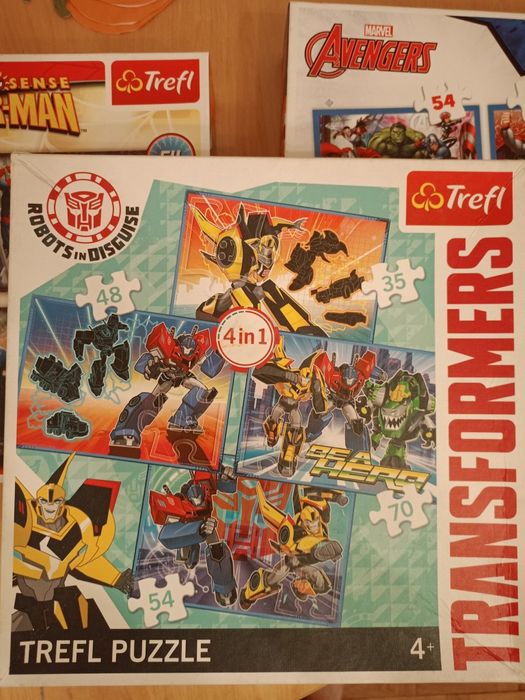 Puzzle 4w1 Transformers robot