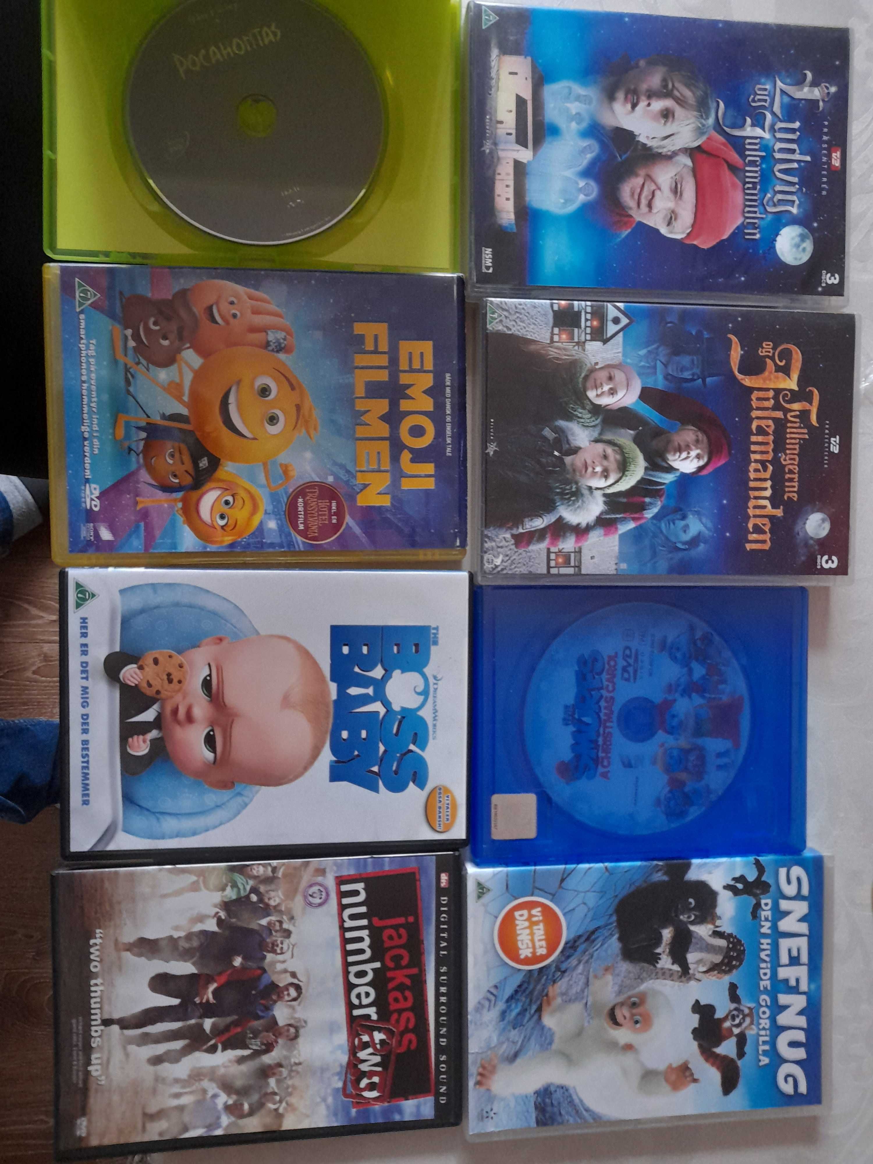 Zestaw filmow i bajek dla dzieci na DVD Skandynawia.