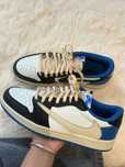 TravisScott\Jordan1*Retro*DamskieNikeAIrniebieski UnisexTrampki.40