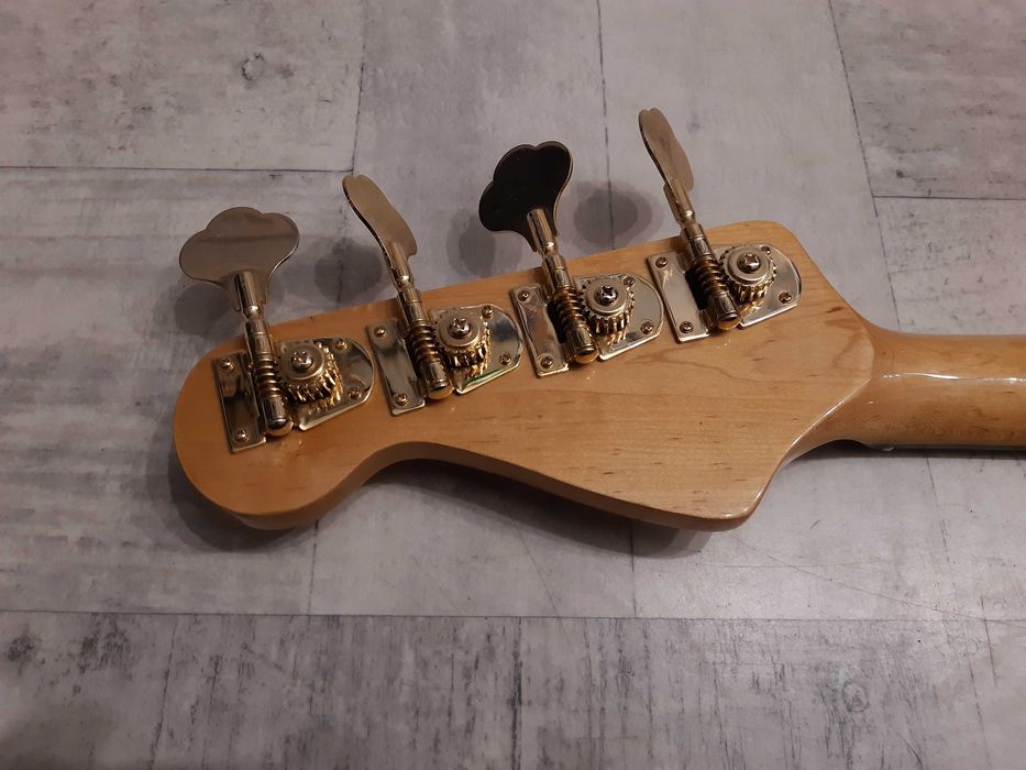 Piękna Gitara Basowa SX-Precision Bass-transparent brown- wysyłka Free