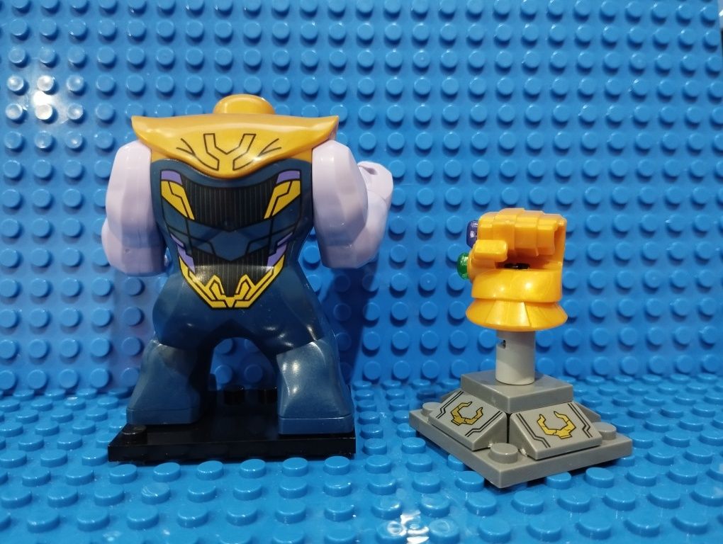 Minifigurka kompatybilna z Lego Thanos rękawica nieskończoności