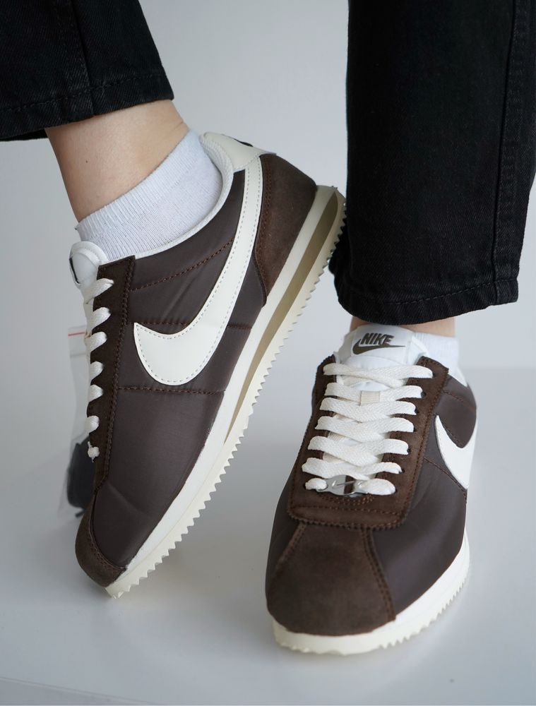 Nike Cortez Brown Cacao Wow Green Pink  Найк Кортез Женские