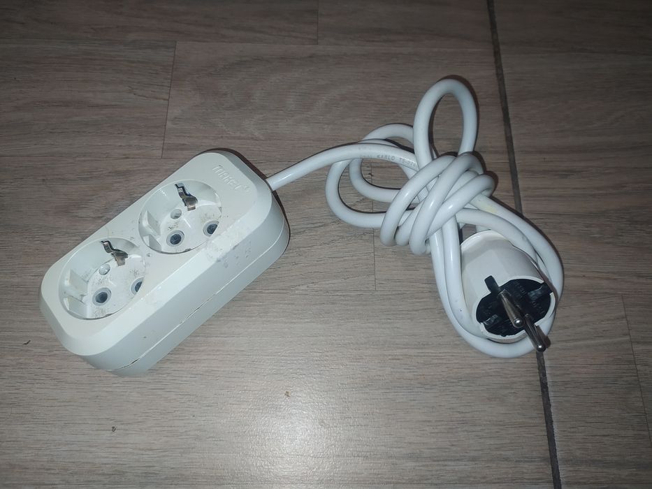 Удлинитель 2гнезда 1,5метра на 16А,c заземлениемфирма Makel