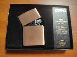 Запальничка колекційна лімітована мідна Zippo Solid Copper