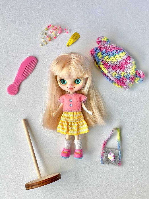 Lalka Petite Blythe custom ooak doll repaint nowa