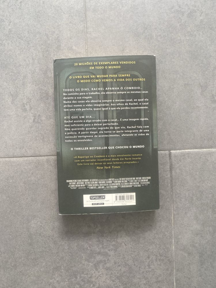 Livro a rapriga no comboio