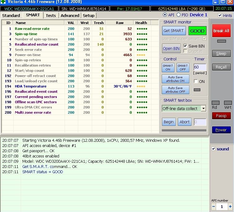 Винчестер (жесткий диск) SATA и IDE 80ГБ, 320ГБ, 500ГБ, 1ТБ