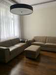 Komplet skóra Kler 2 x sofa i pufa duza