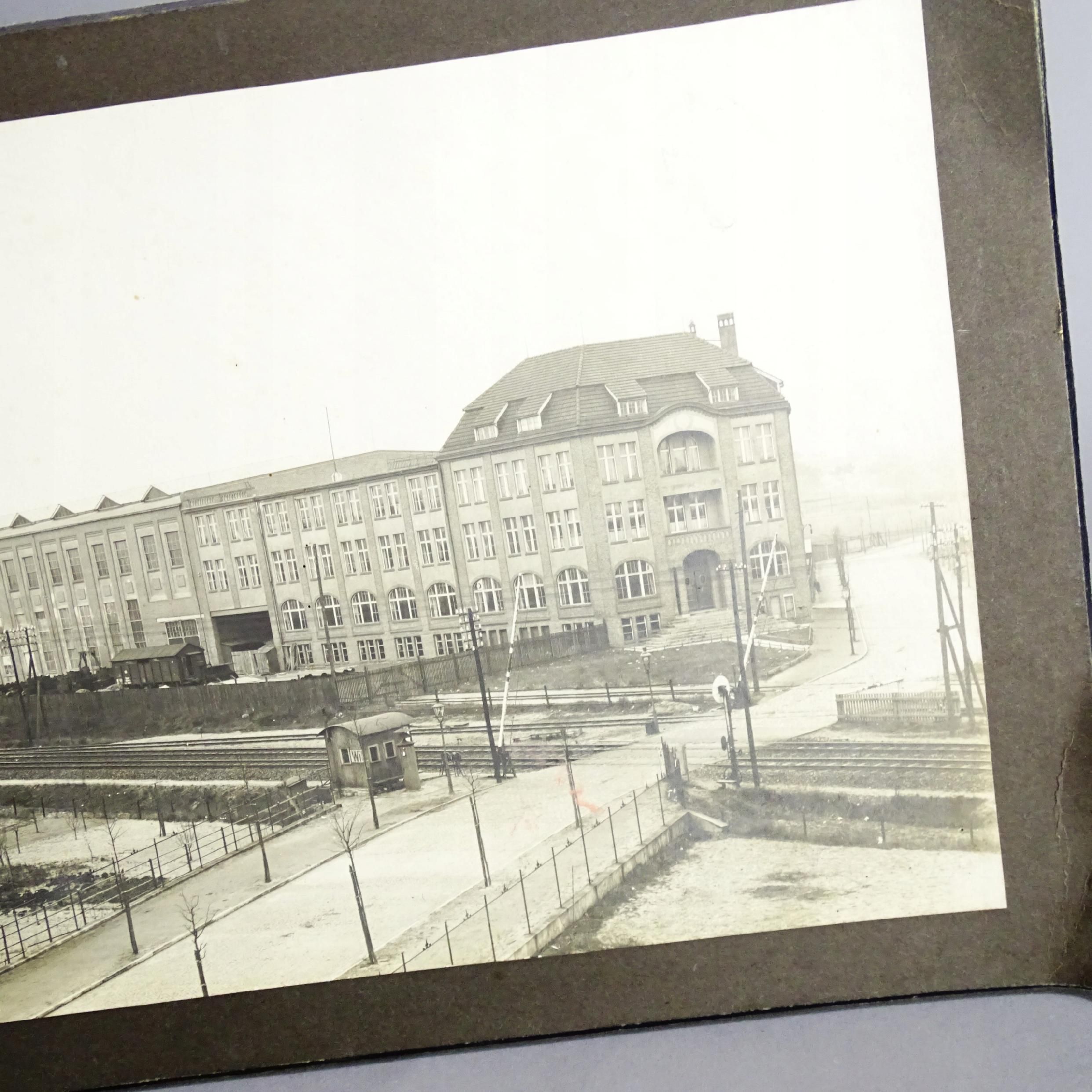 pocz. xx wieku duża fotografia fabryka lokomotyw schwarzkopff