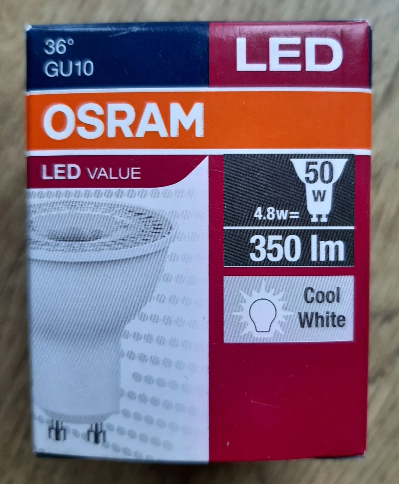 Żarówki Osram LED GU10 6500k 4,8W