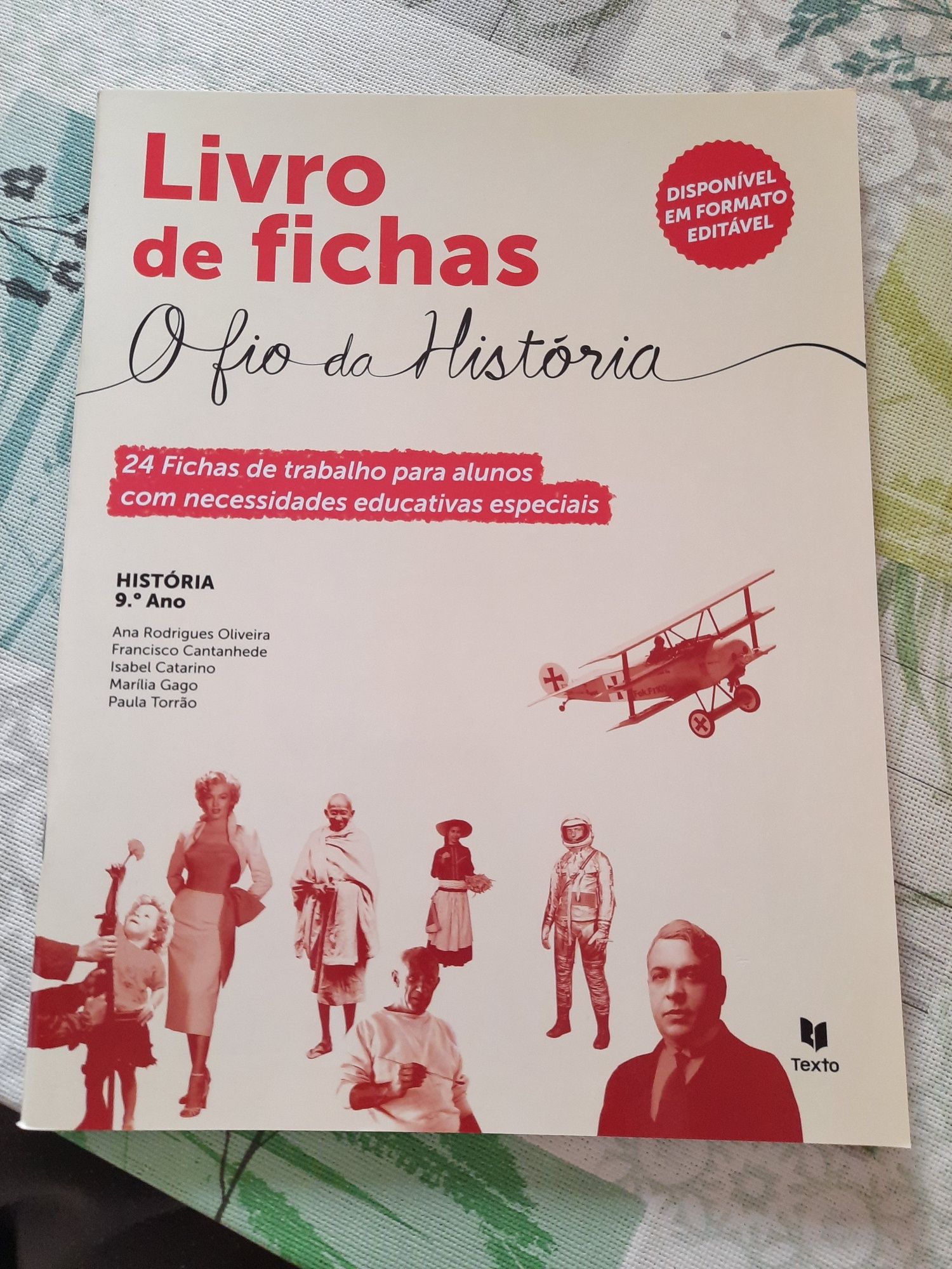 Manual de História + Fichas, 9°Ano NOVO!
