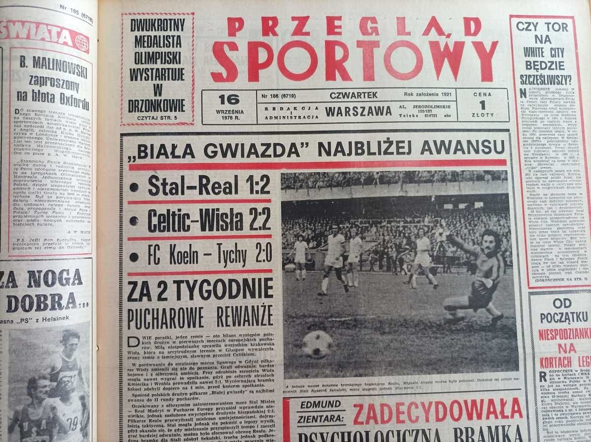 Gazeta "Przegląd Sportowy" - rocznik 1976