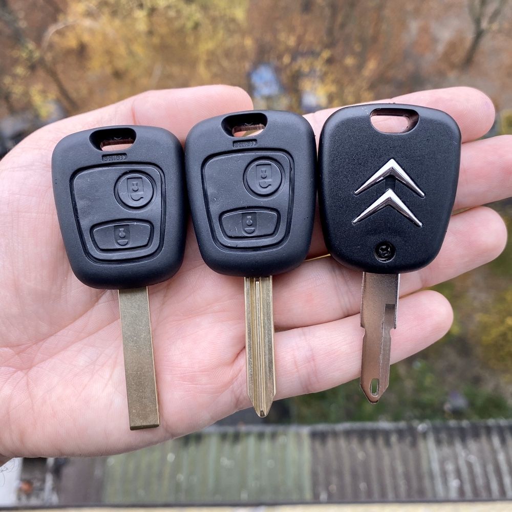 Корпус ключ Citroen C1,C2,C3,C4,C5,C8 Xsara,Picasso,Berlingo Peugeot