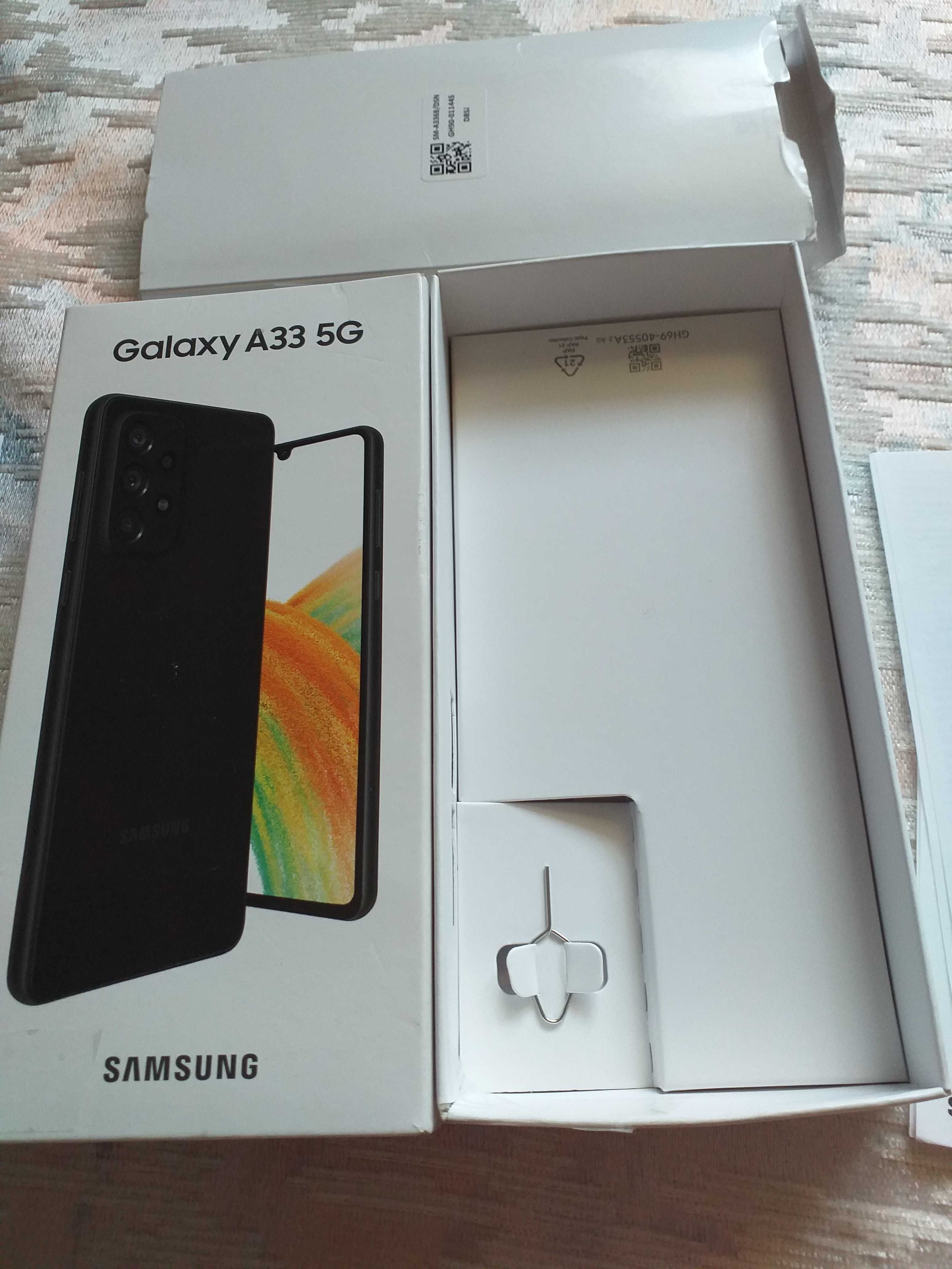 Pudełko do Galaxy A33  5G + ładowarka