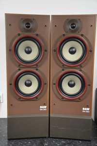 Kolumny Stereo B&W DM-330 Bowers&Wilkins Super dźwięk ORZECH