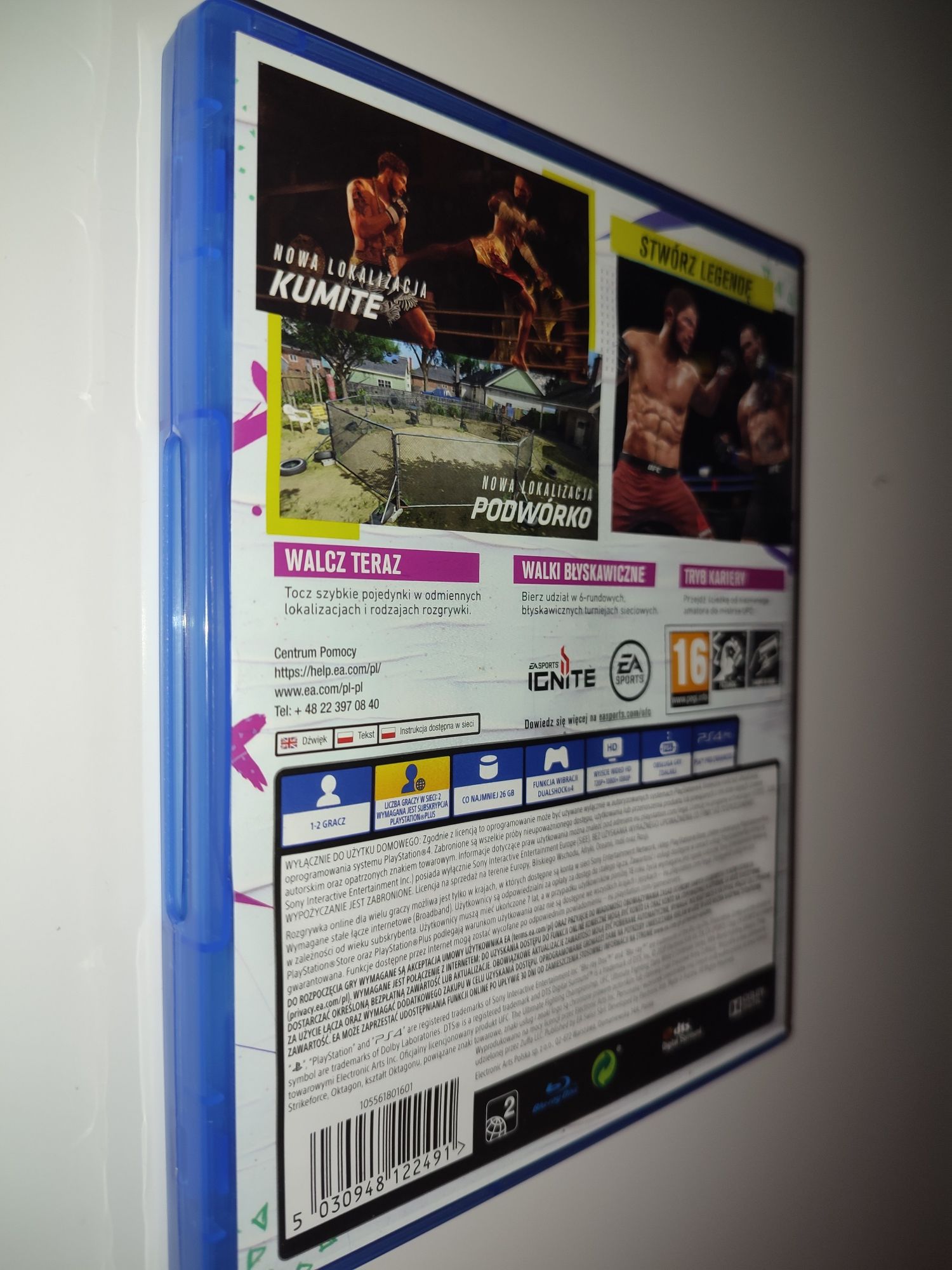 Gra Ps4 UFC 4 PL gry PlayStation 4 Sniper GTA V Mafia Crash NFS GT7