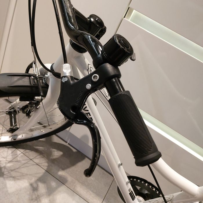 Rower Decathlon rower Riverside 20 calowy biały