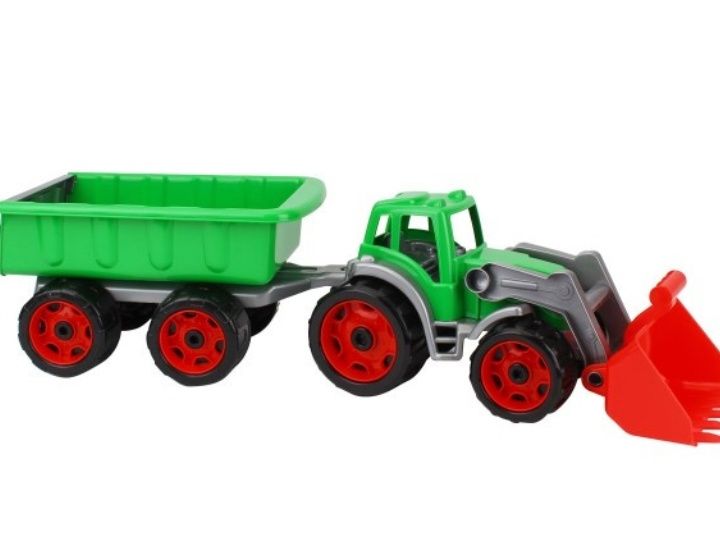 Іграшка ТехноК  Трактор з ківшом і причепом