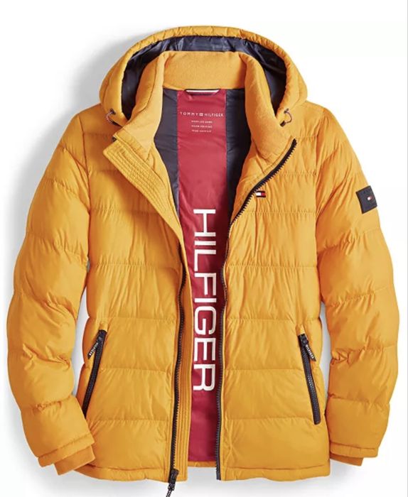 Куртка мужская Tommy Hilfiger М желтая осень зима