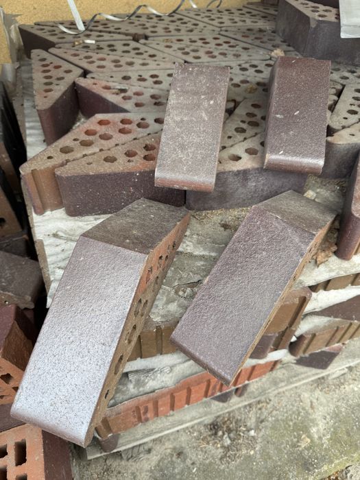 Daszek ogrodzeniowy brąz klinkier murek