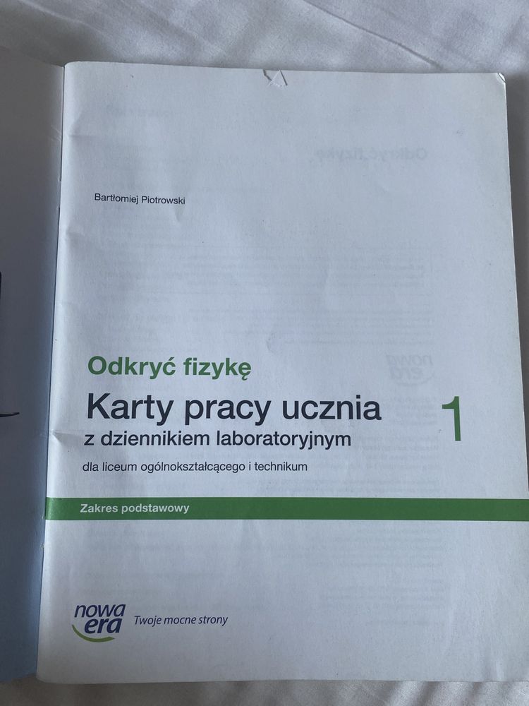 karty pracy odkryc fizyke 1 zakres podstawowy nowa era