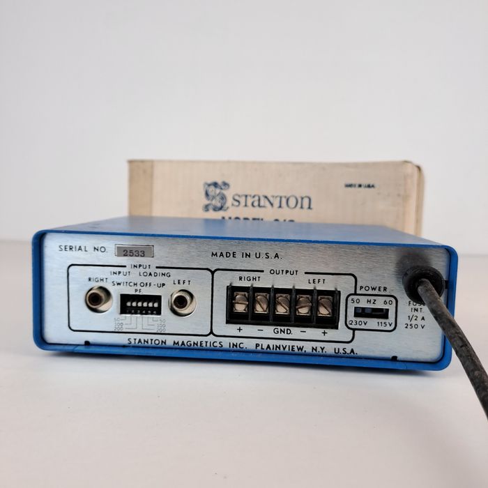Preamplificador de phono Stanton profissional