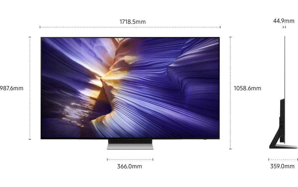 Великий OLED телевізор Samsung QE77S90F! 2025 рік, гарантія!