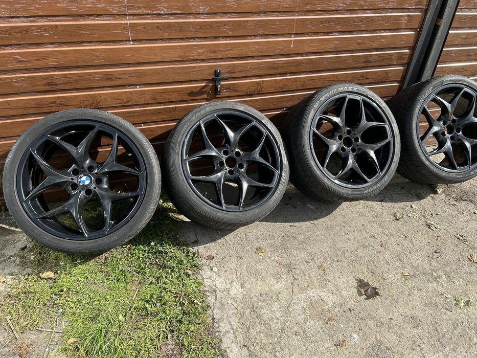 BMW X5 e70 X6 e71 F15 F16 5x120 21 cali Felgi kola opony tyl325|30/R21