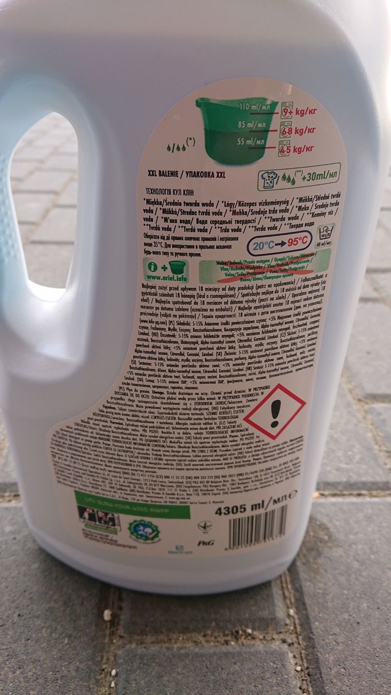 Żel do prania Ariel color 4,3l