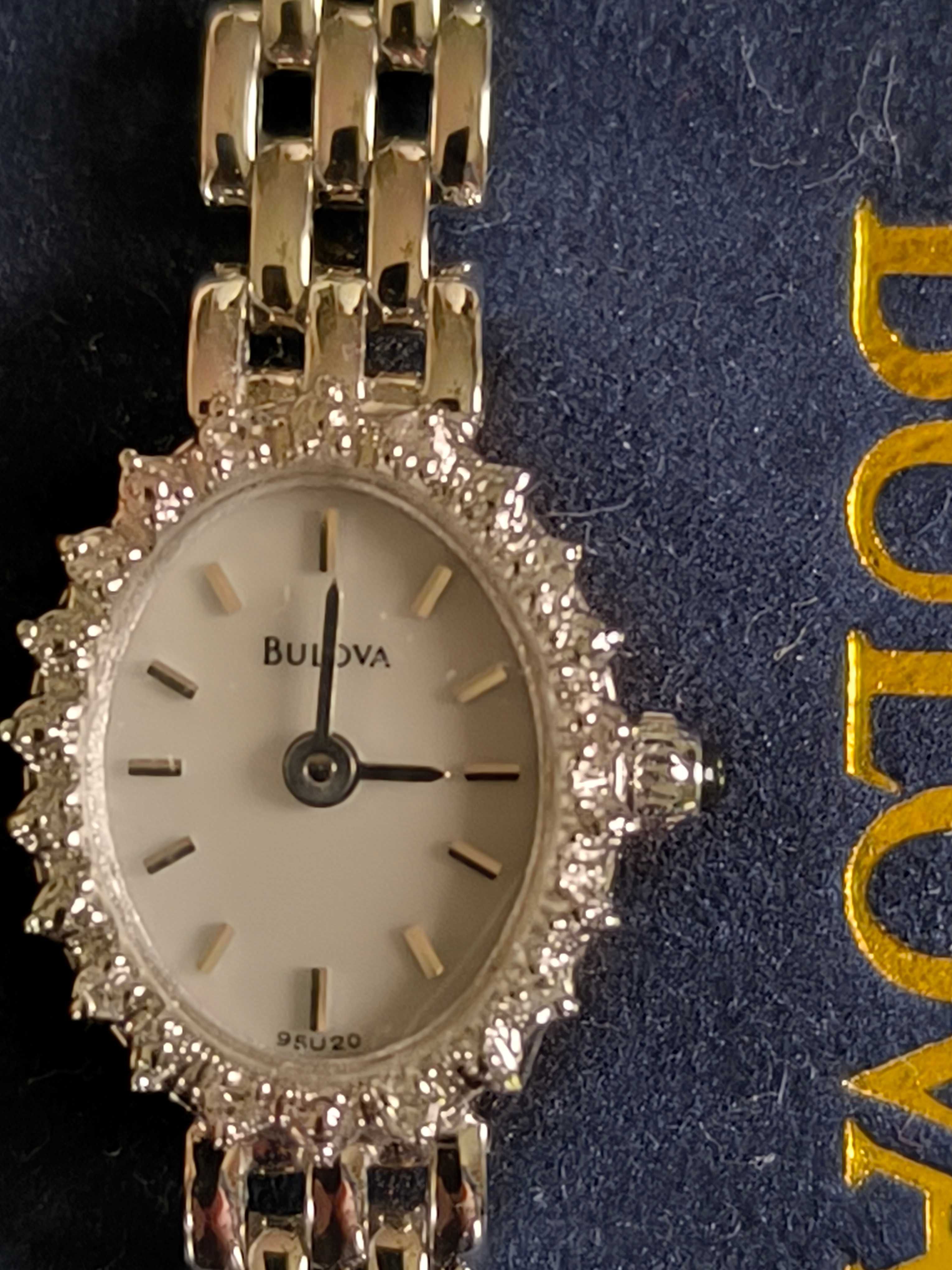 Bulova Gold Collelection 14k z diamentami