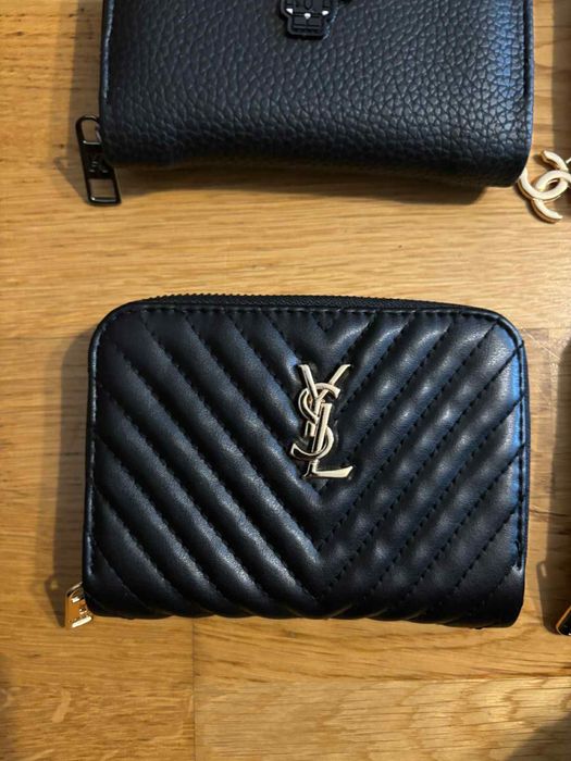 Portfel YSL Czarny nowy