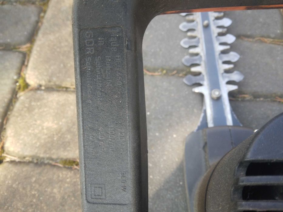 Nożyce do żywopłotu uszkodzone