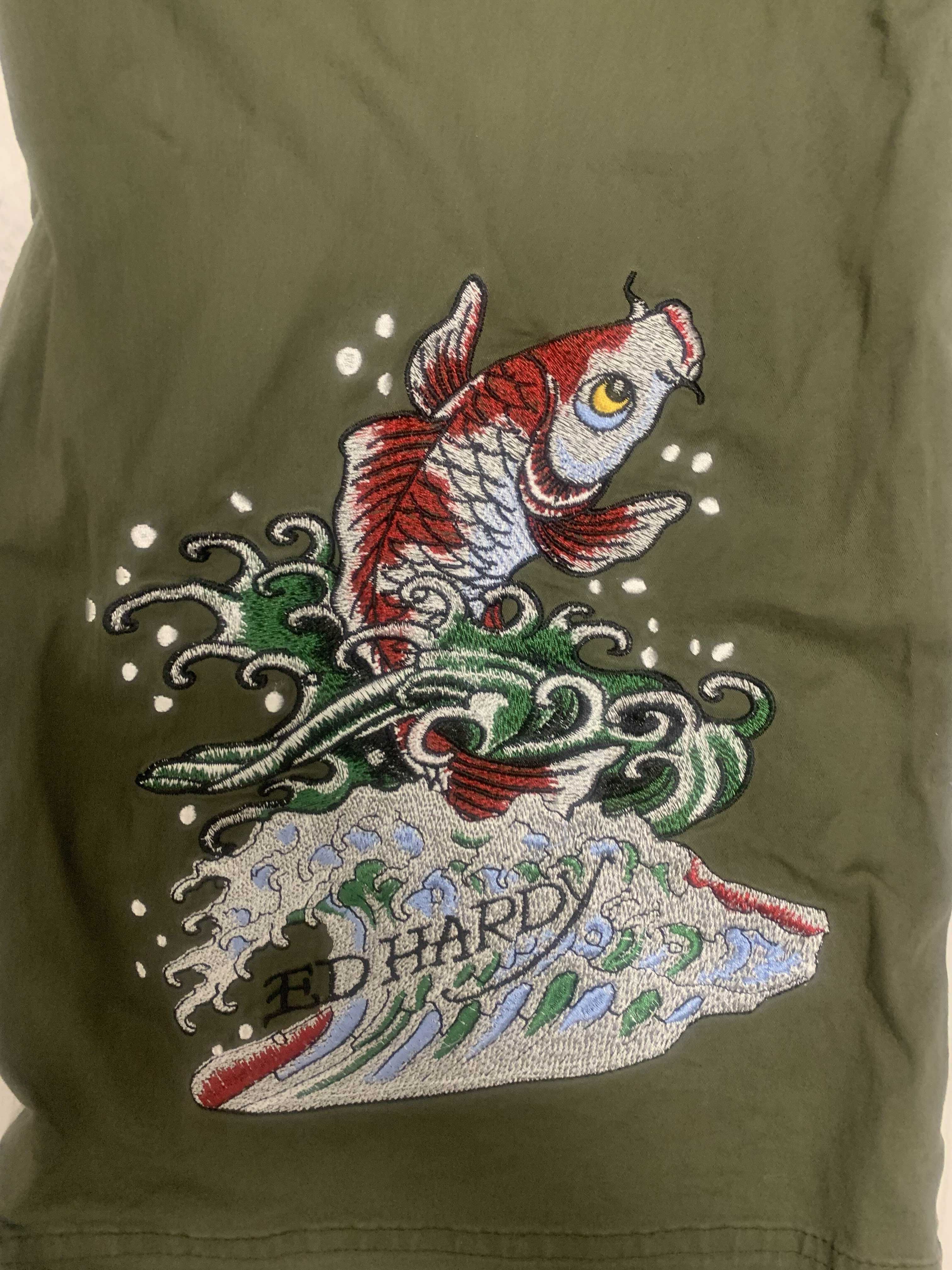 Джинсы Ed Hardy sk8 drip casual ykk