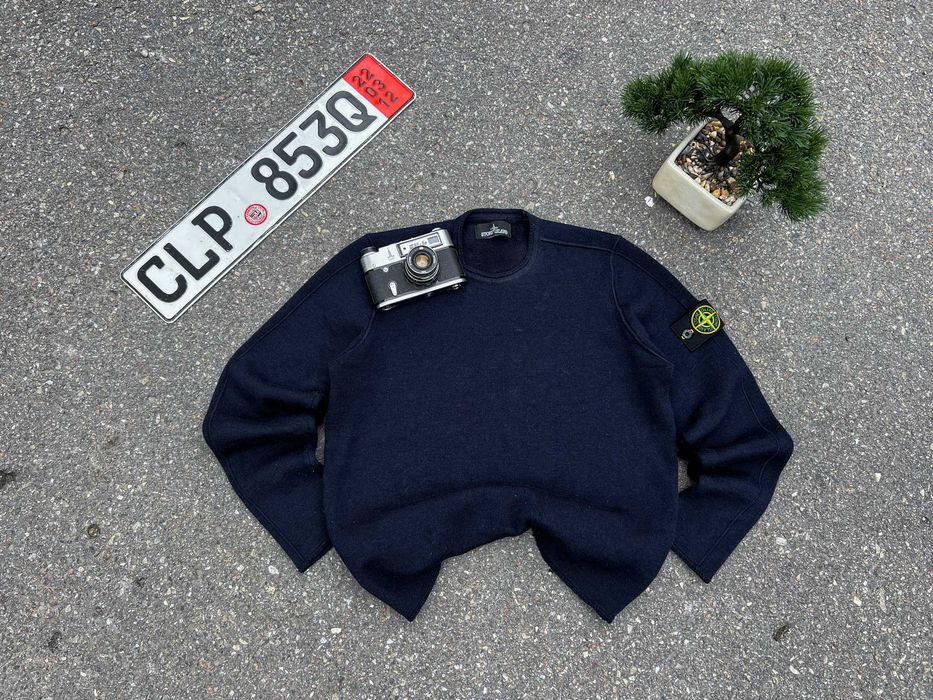 [S-M Size] Stone Island Wool Sweatshirt Archive вінтажний