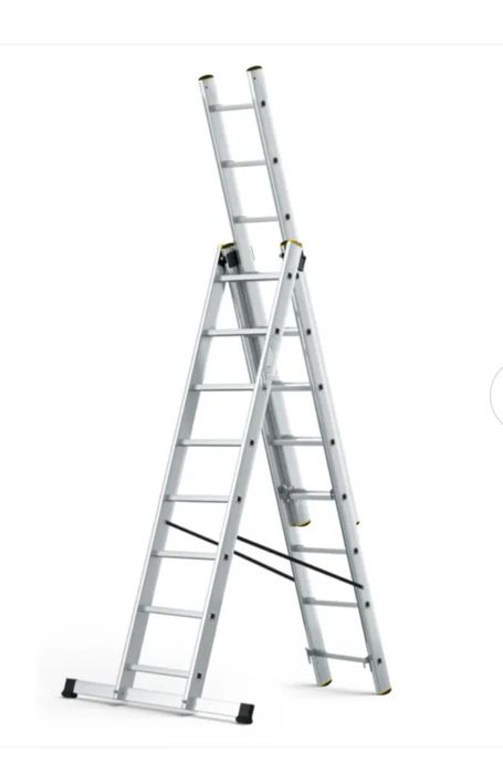 Drabina aluminiowa 3x8 domowa promocja