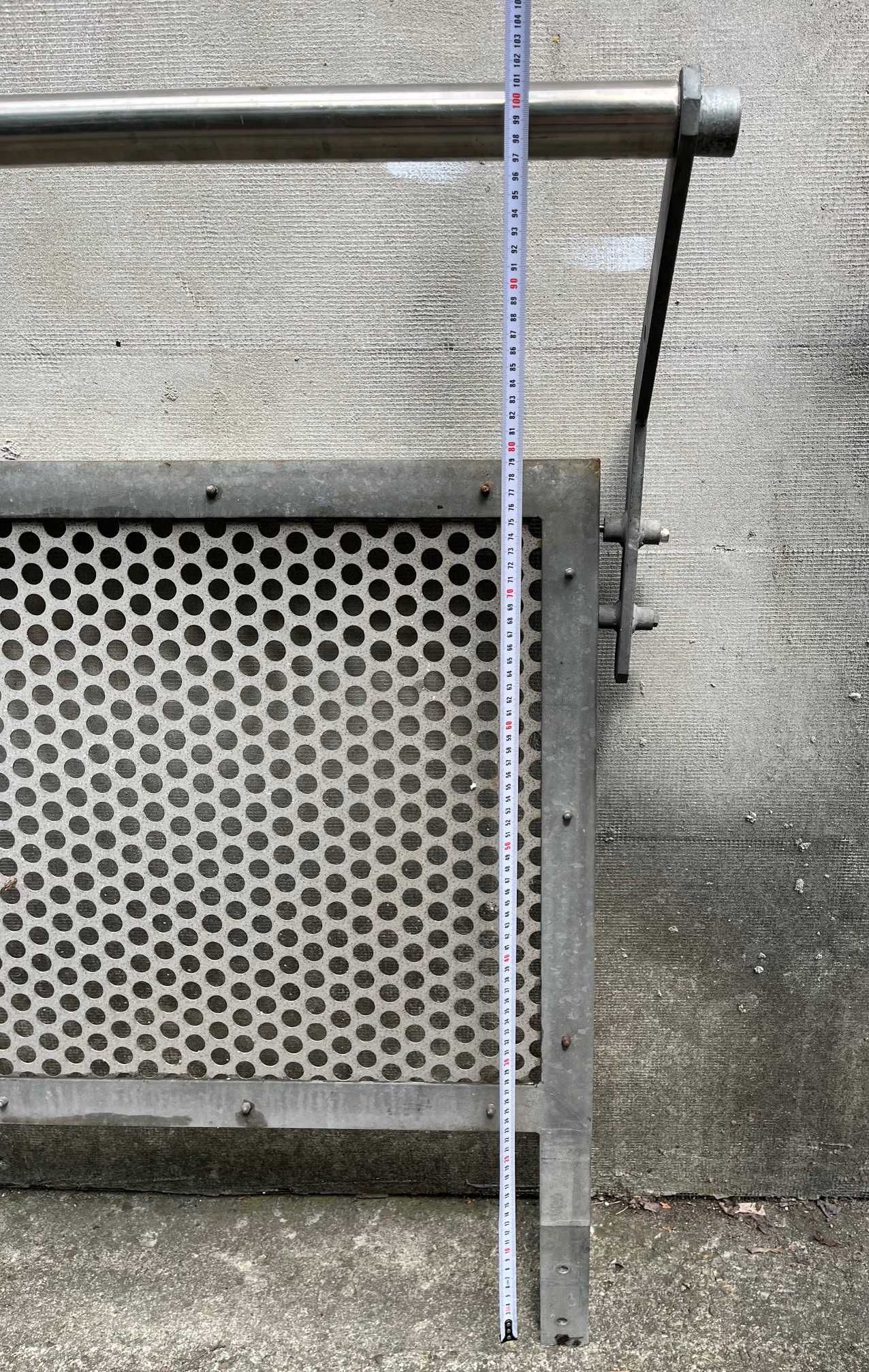 Barierka metalowa ok 40m ocynk