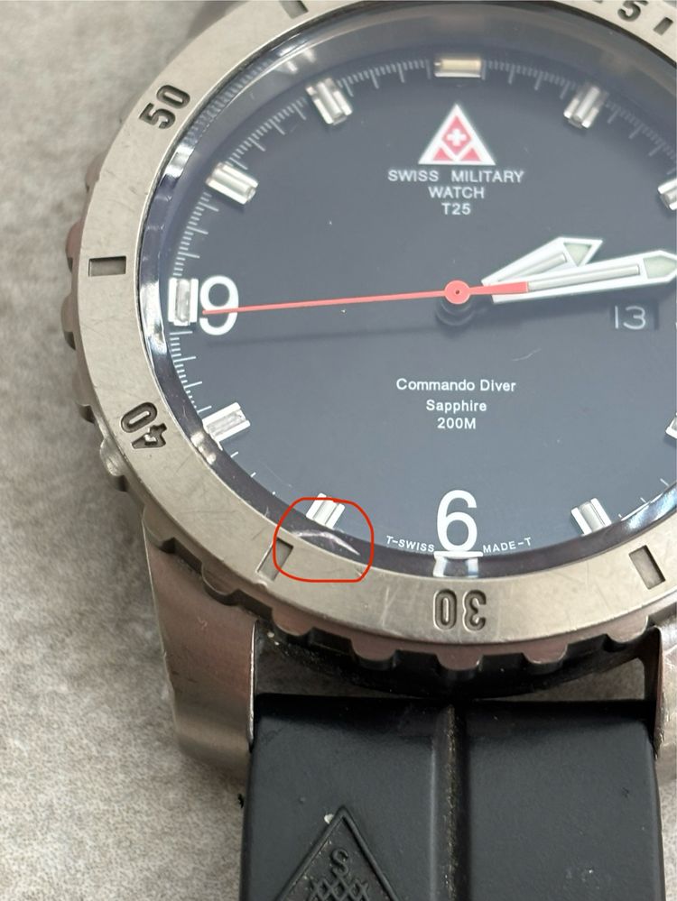 Zegarek Szwajcarski SMW Swiss Military Diver Titan 300