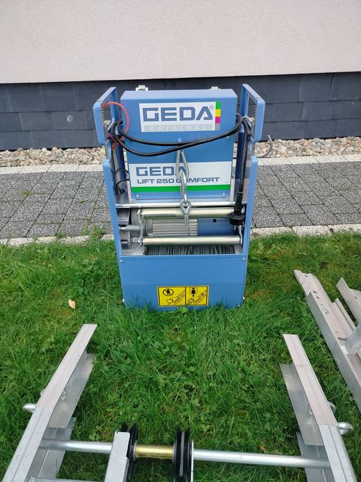 Winda dekarska geda lift drabina dekarska wyciąg dekarski