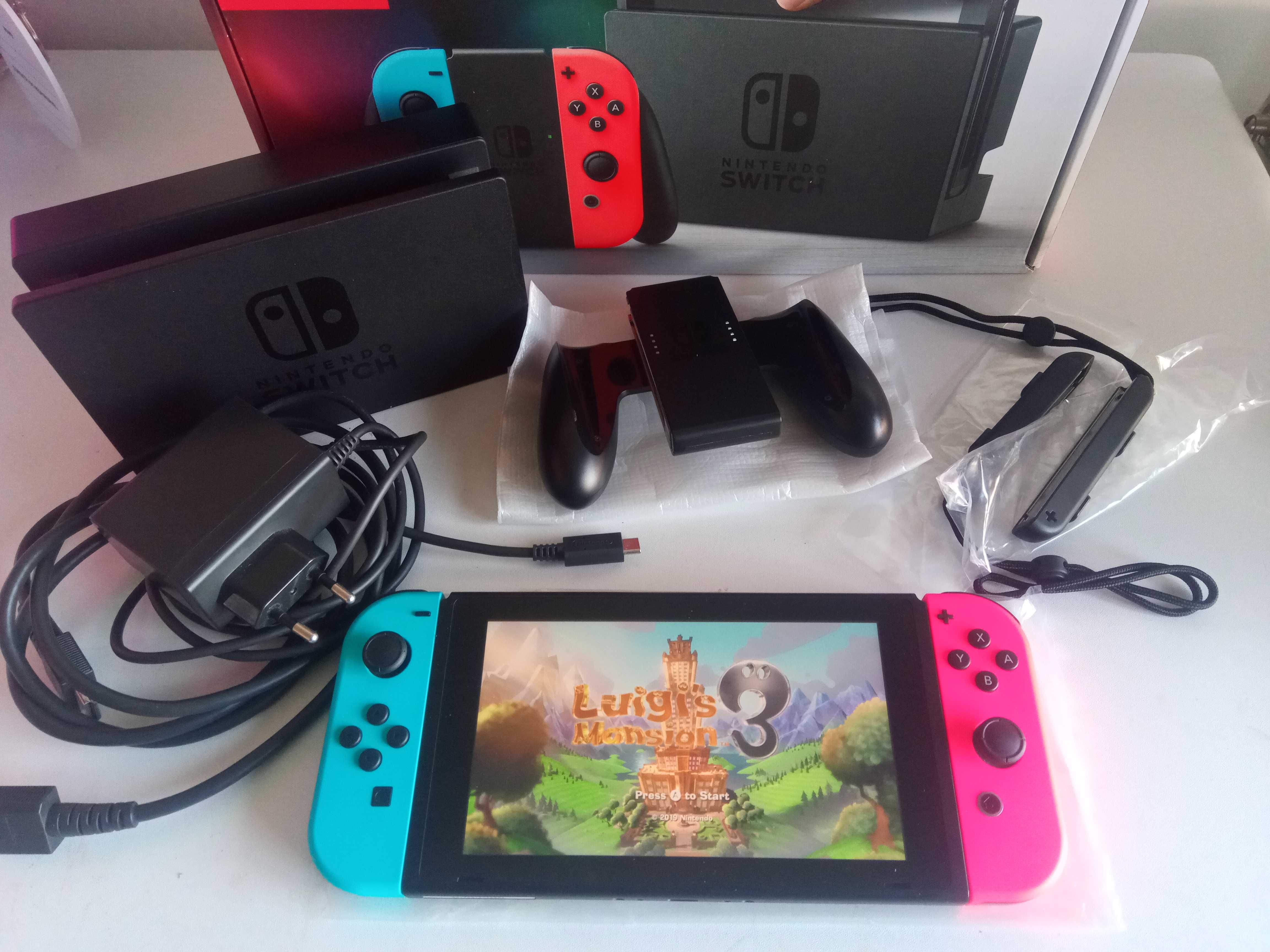 Nintendo Switch V1 - Desbloqueada CFW + Cartão 128GB