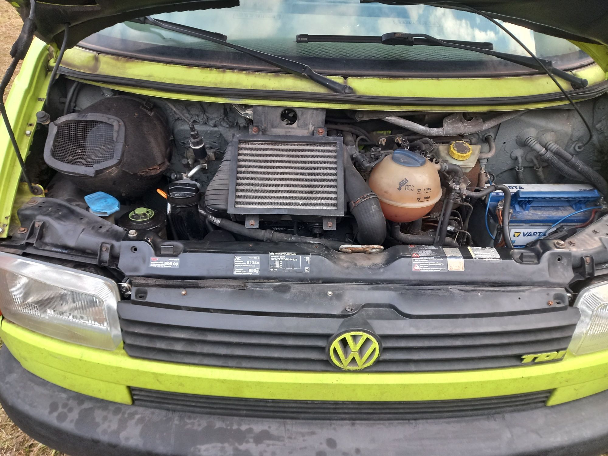 Vw t4 2.5 tdi syncro 4x4 kamper klimatyzacja wysoki dach